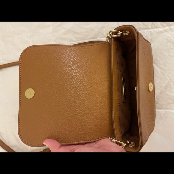 Tory Burch Whisptitch Logo Mini Bag Bark - Picture 8 of 9